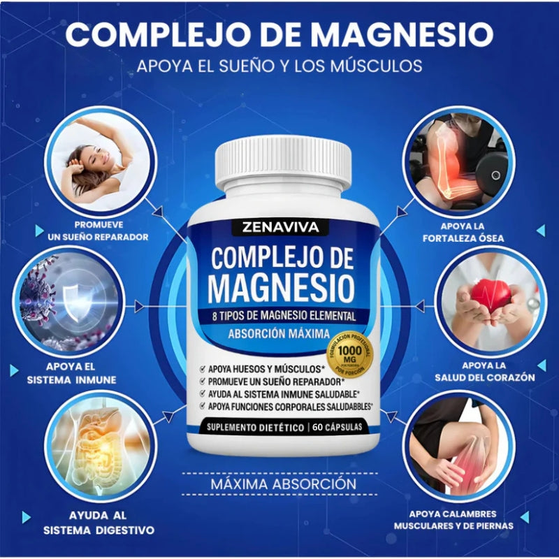ZenaMag - Capsulas de Magnesio Complex