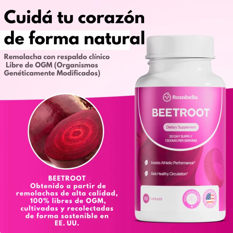 BeetVital – Cápsulas de Remolacha para el Bienestar Diario