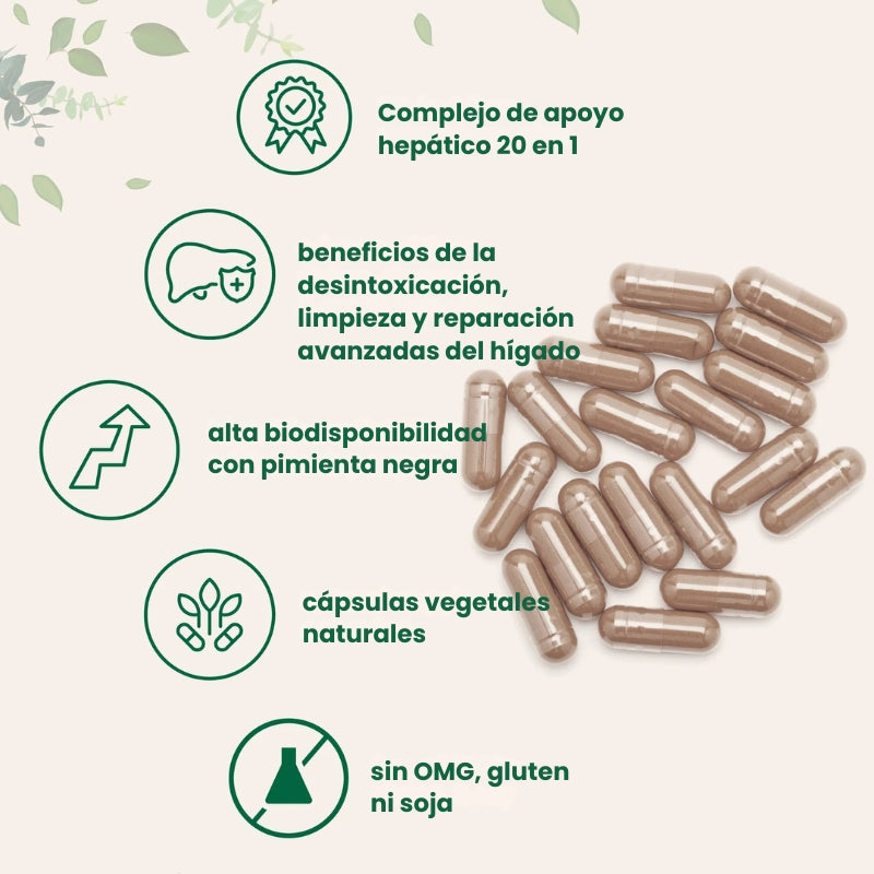 MicroIngredients - Capsulas para el higado
