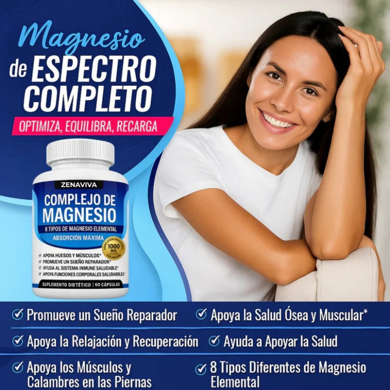 ZenaMag - Capsulas de Magnesio Complex