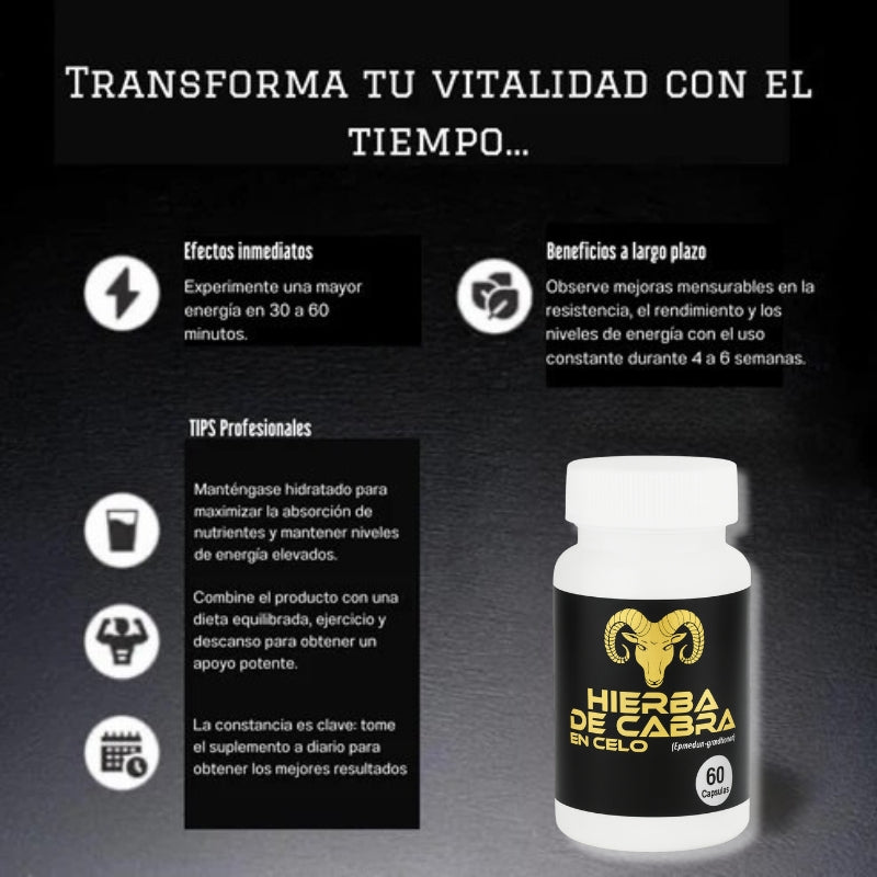 Capsulas Hierba de Cabra en Celo