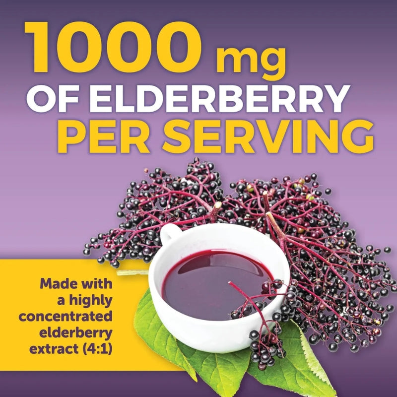 Cápsulas De Elderberry Con Vitamina C + Zinc