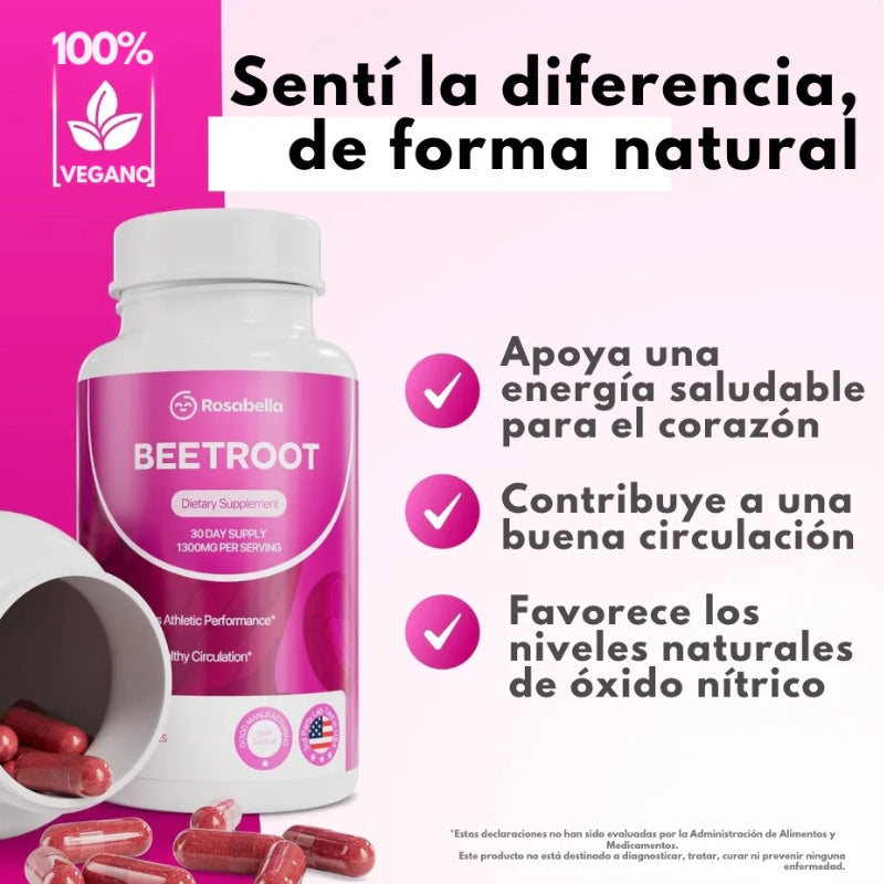 BeetVital – Cápsulas de Remolacha para el Bienestar Diario