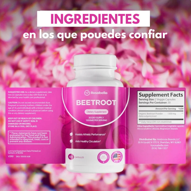 BeetVital – Cápsulas de Remolacha para el Bienestar Diario