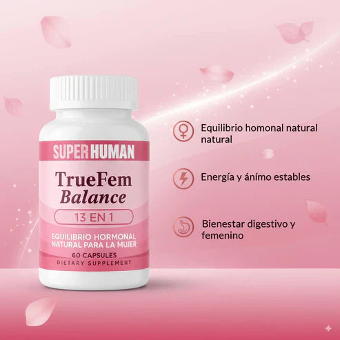 TrueFem – Cápsulas para el Equilibrio Hormonal y Bienestar Femenino