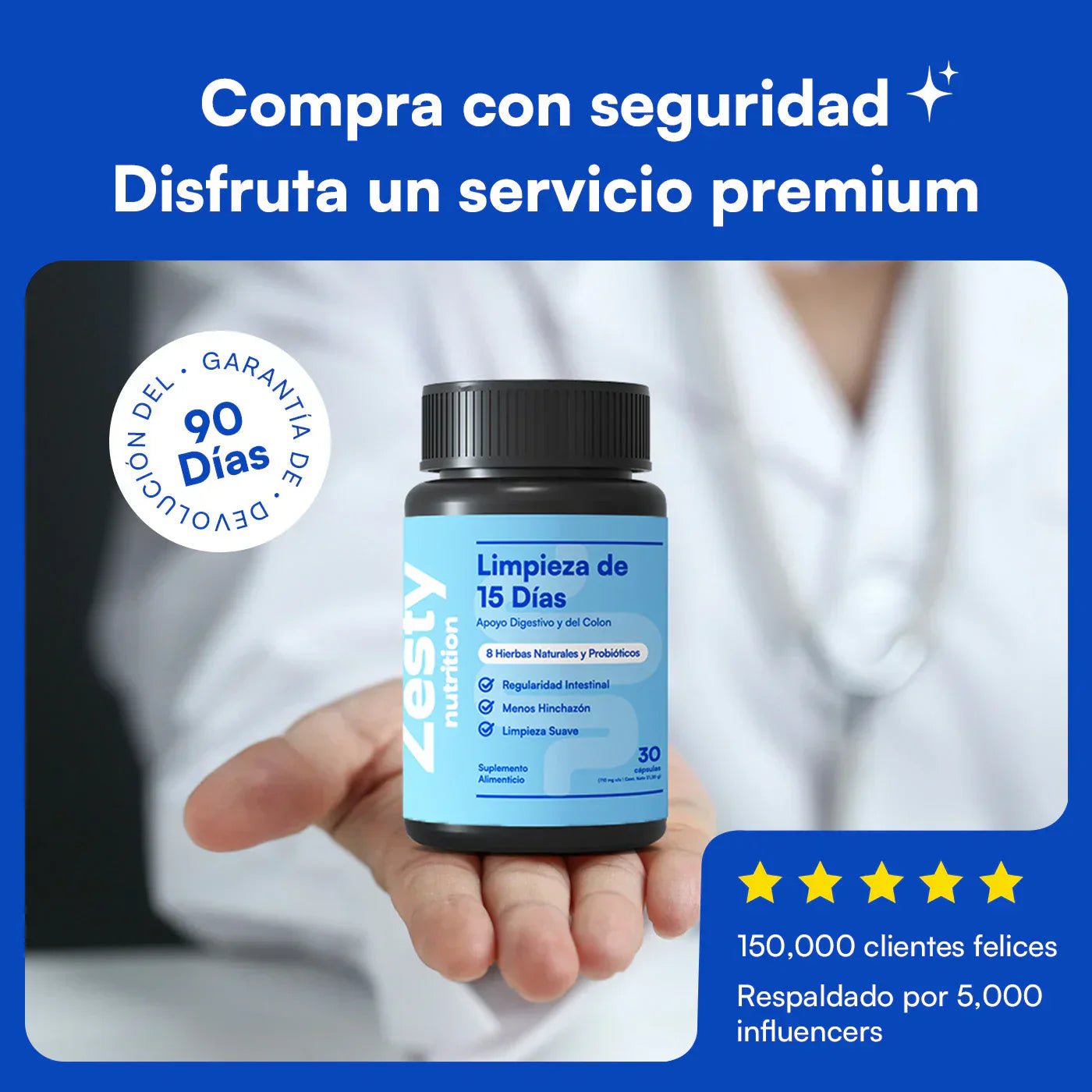Zesty - Capsulas Limpieza de 15 Días