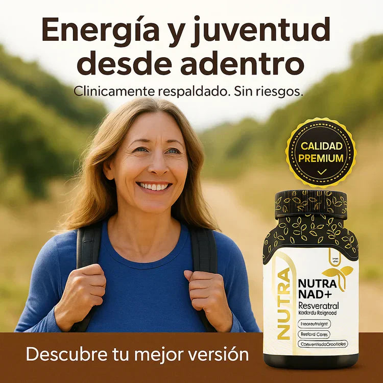 NAD + Resveratrol - Capsulas de reparación celular