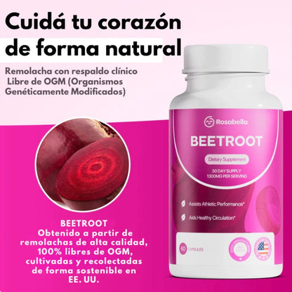 BeetVital – Cápsulas de Remolacha para el Bienestar Diario