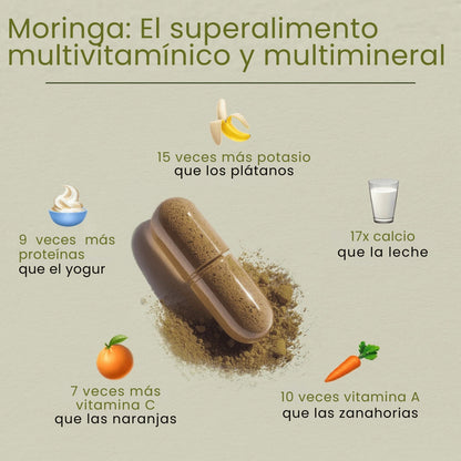 BetterAlt - Capsulas Moringa Energía verde, vida real