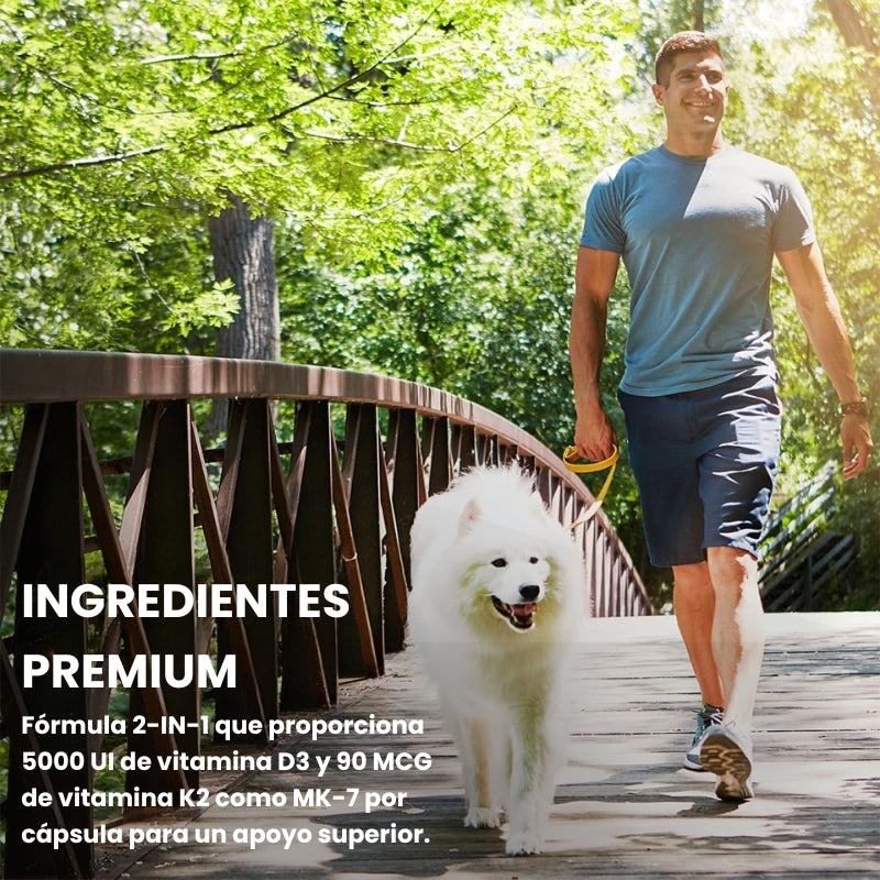 Bronson - Suplemento de vitamina K2 con D3