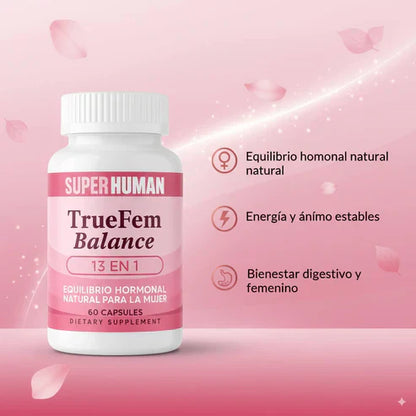 TrueFem – Cápsulas para el Equilibrio Hormonal y Bienestar Femenino