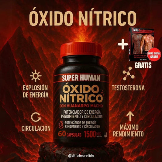 OXIDO NITRICO para Energía, Potencia y Rendimiento