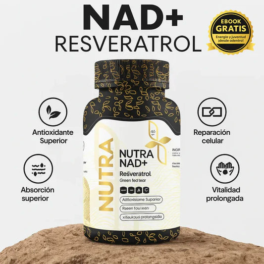 NAD + Resveratrol - Capsulas de reparación celular
