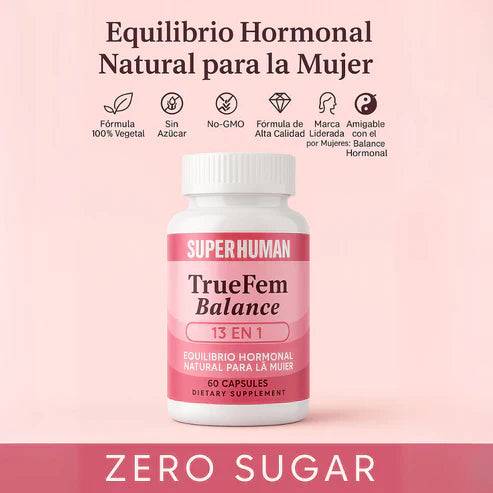 TrueFem – Cápsulas para el Equilibrio Hormonal y Bienestar Femenino